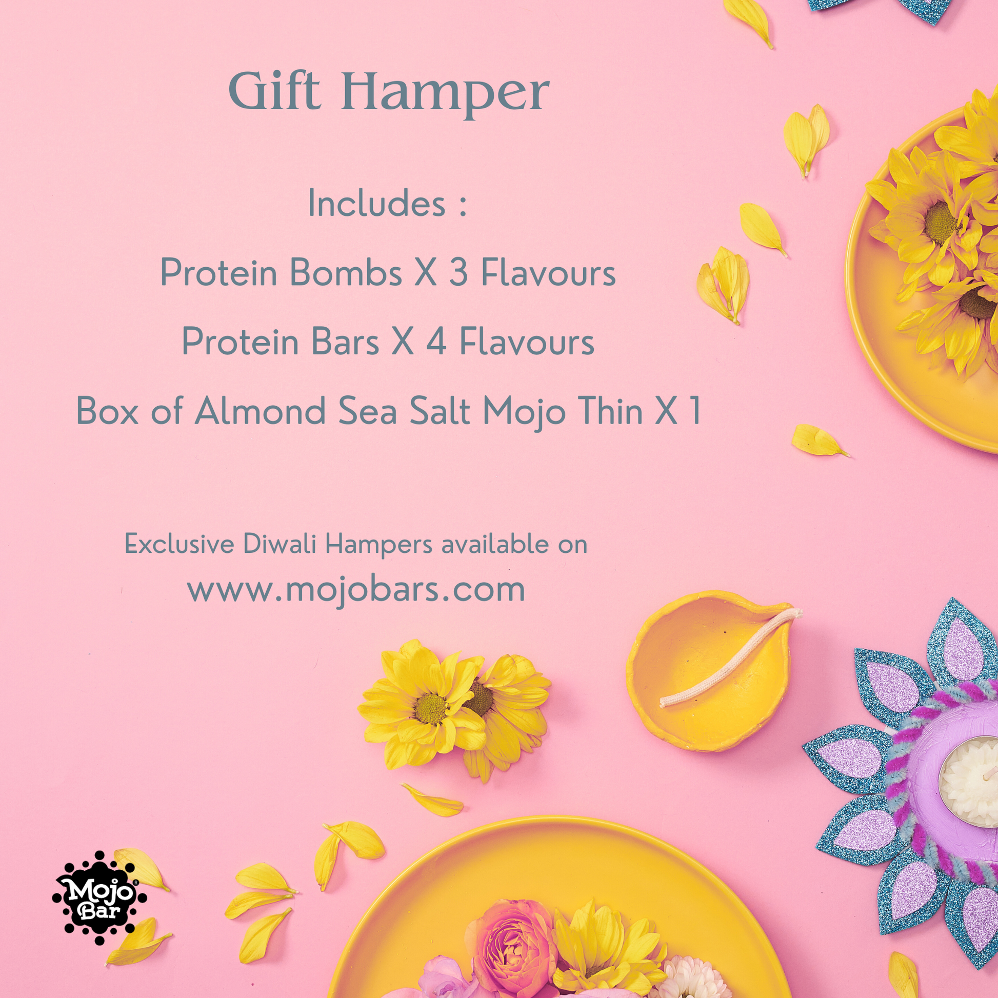 Mojo Bar Assorted Combo - 4 Energy Bars + 3 Protein Bombs + 1 box of Dark Chocolate Mini Almond Thins, 323g - Mojo Snacks