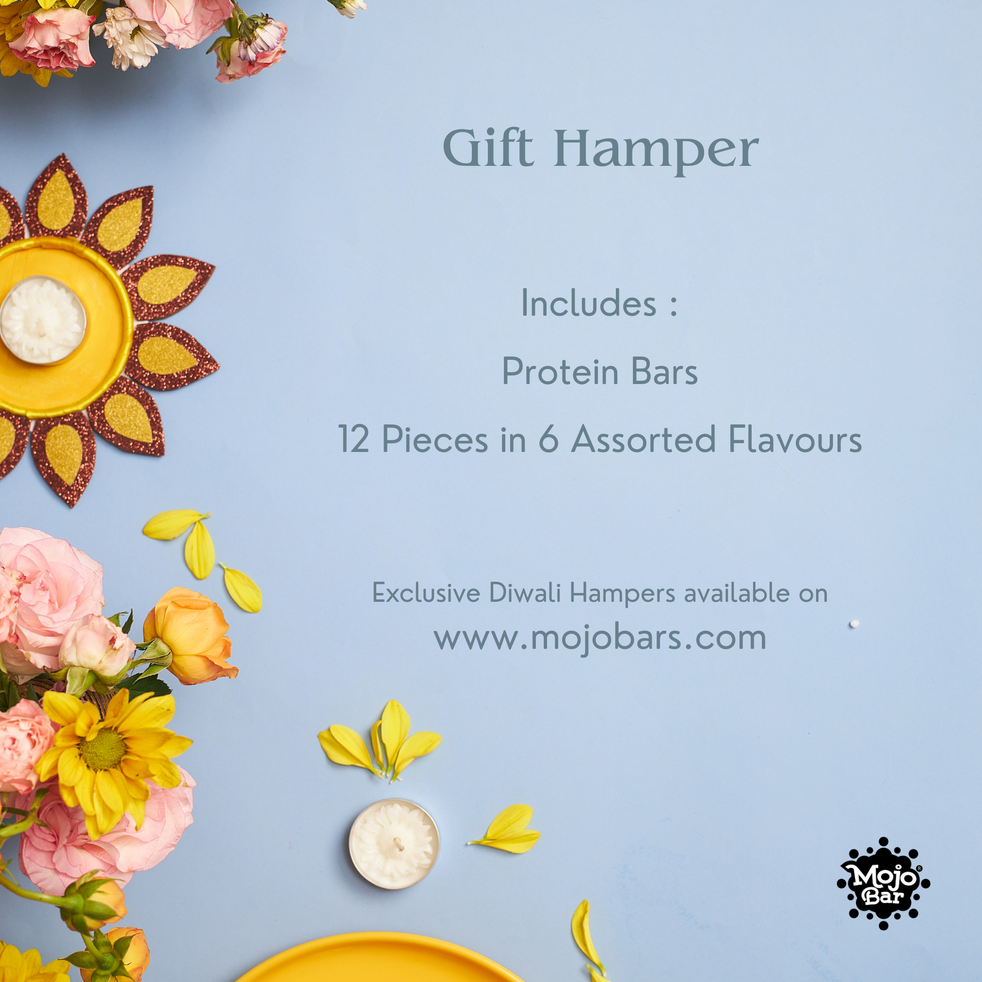 Mojo Bar Choco Almond, Yoghurt Berry, Fruit & Nut and Orange Dark Chocolate Choco Peanut Butter and Yoghurt Blueberry Energy Bars, 32 Gm (Combo of 12) - Mojo Snacks