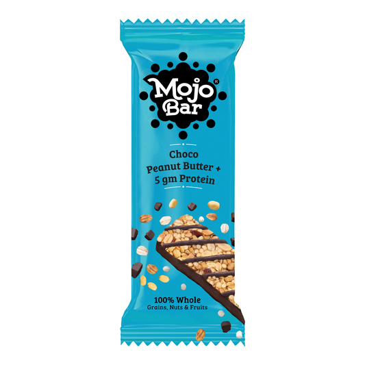 Choco Peanut Butter + 5 gm Protein (Pack of 15), 480g - Mojo Snacks