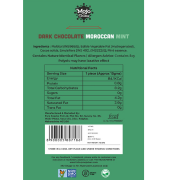 Sugar Free 45% Dark Chocolate Mint Thins (5 pieces), 75 gms - Zero Sugar - Mojo Snacks