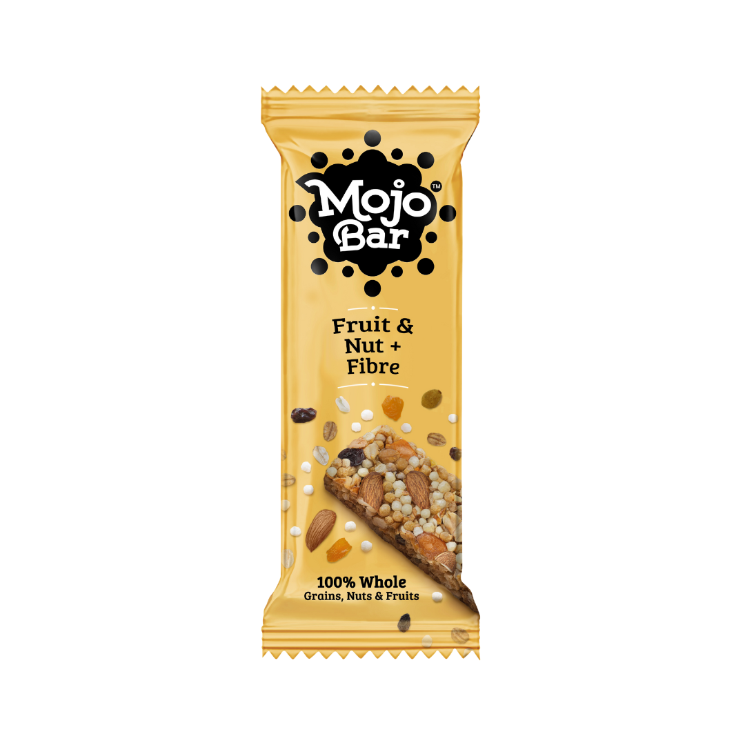 Fruit & Nut + Fibre Energy Bar (Pack of 15), 480g - Mojo Snacks