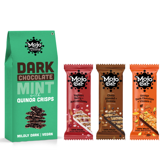 Introductory Combo of MOJO Bars & Mint Thins, 292g - Mojo Snacks