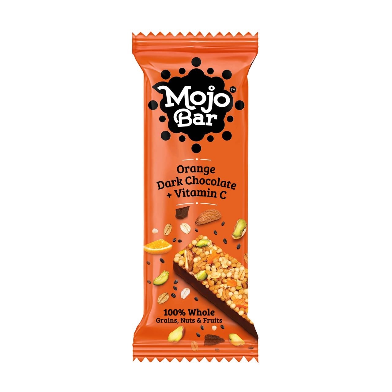 Easy Combo of 12 Snack bars, 384g (Choco Almond, Nutty Apricot, Yoghurt Berry & Orange Dark Chocolate) - Mojo Snacks