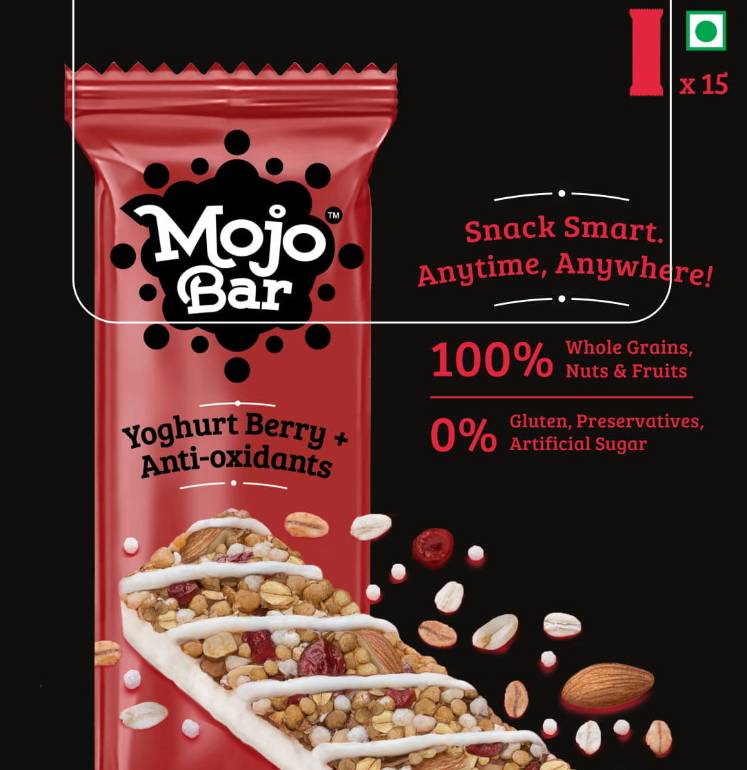Yoghurt Berry Anti Oxidant, 480g (Pack of 15) - Mojo Snacks